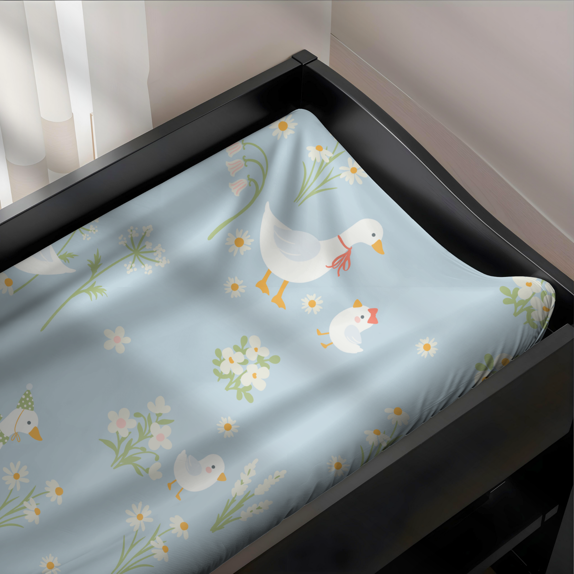Soft Adorable Duck & Daisy Pad Cover
