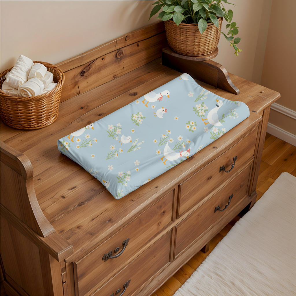 Soft Adorable Duck & Daisy Pad Cover
