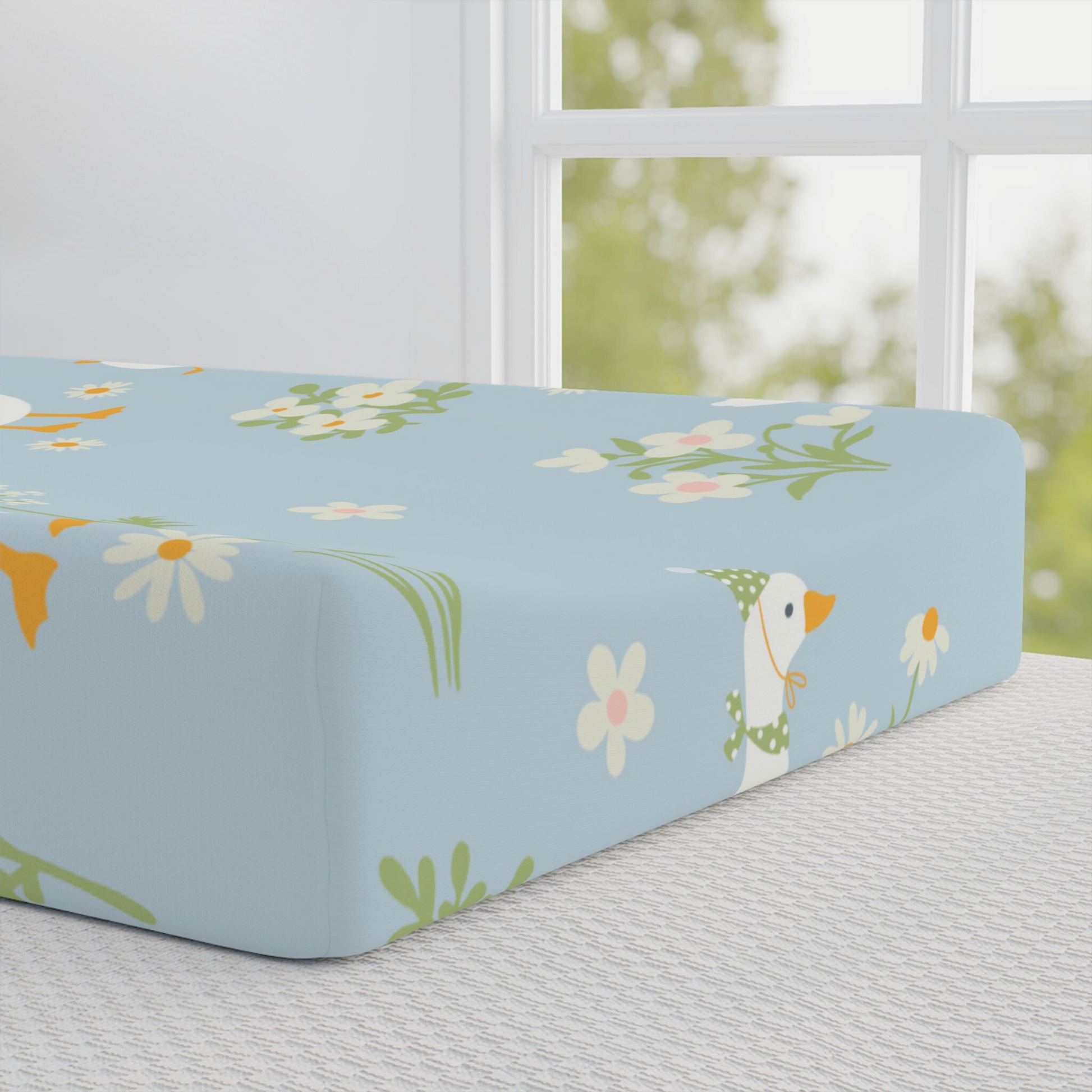 Soft Adorable Duck & Daisy Pad Cover