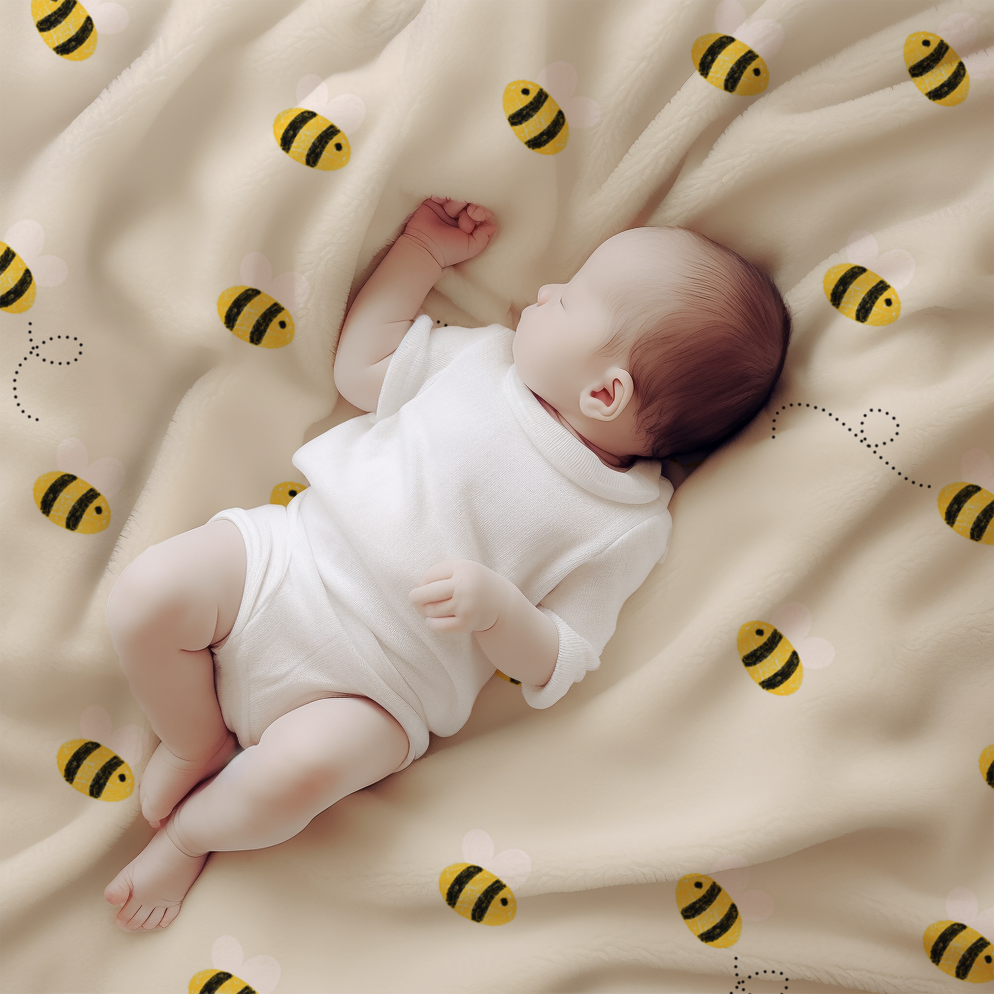 Sweet Honey Bee Blanket for Baby, Toddler & Kid