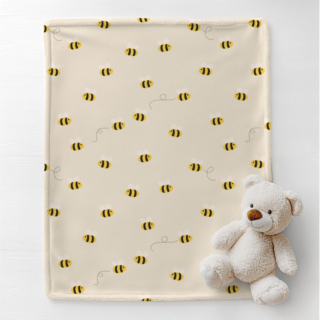 Sweet Honey Bee Blanket for Baby, Toddler & Kid