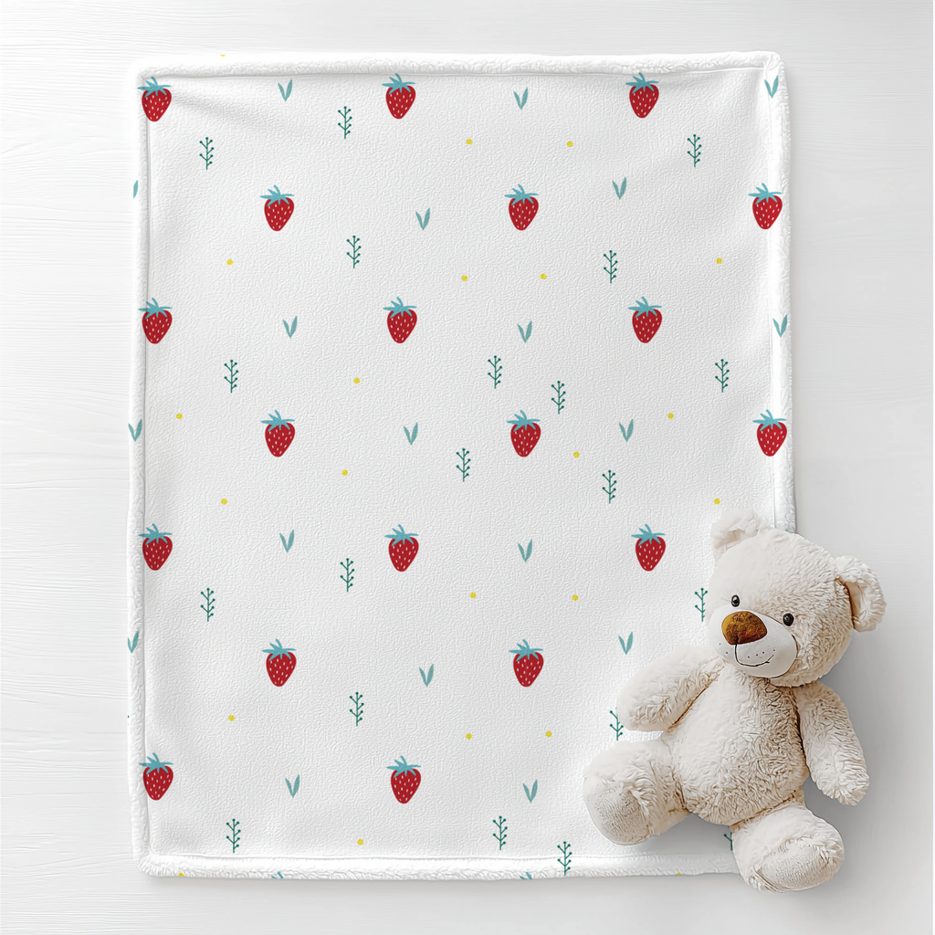 Strawberry Baby Blanket