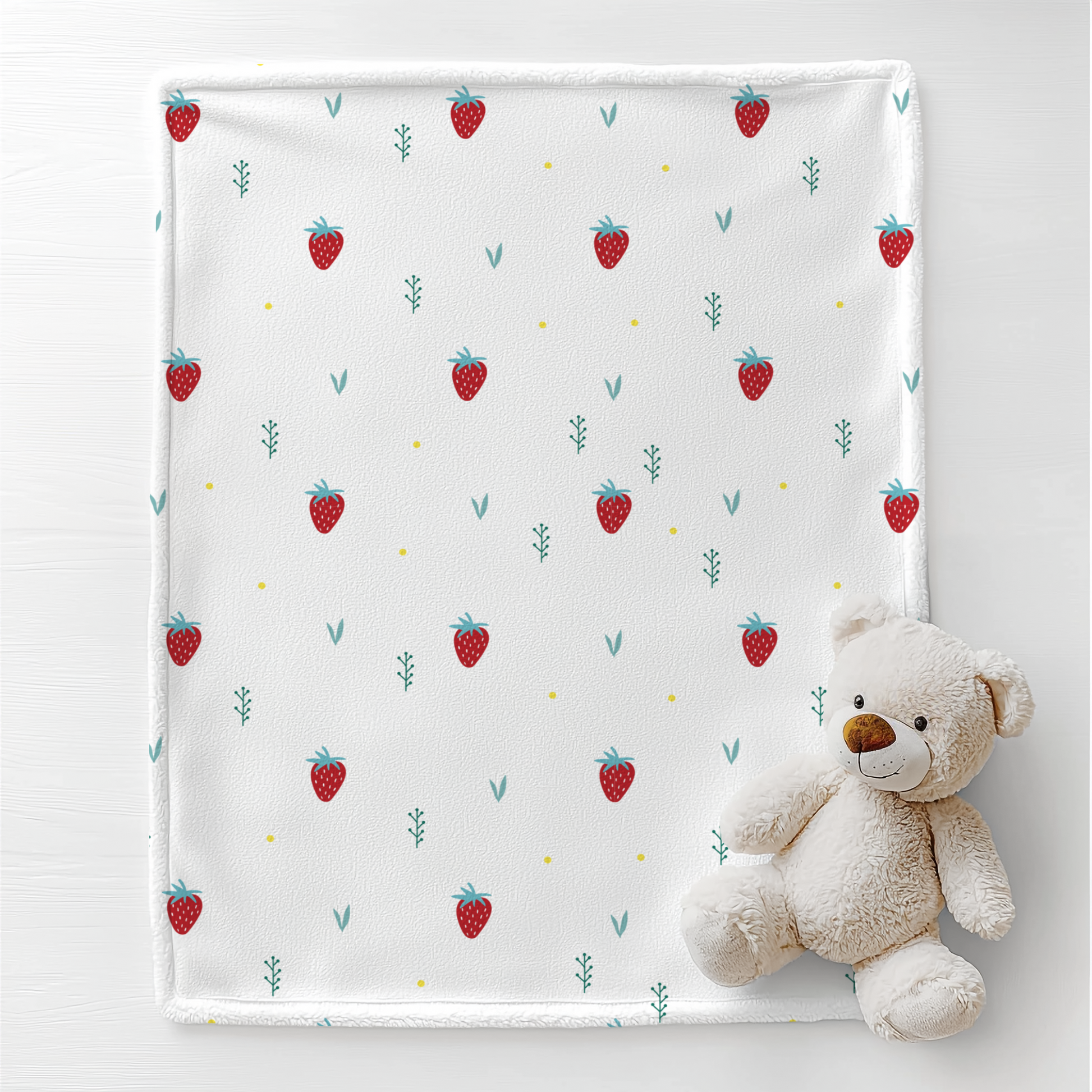 Strawberry Baby Blanket