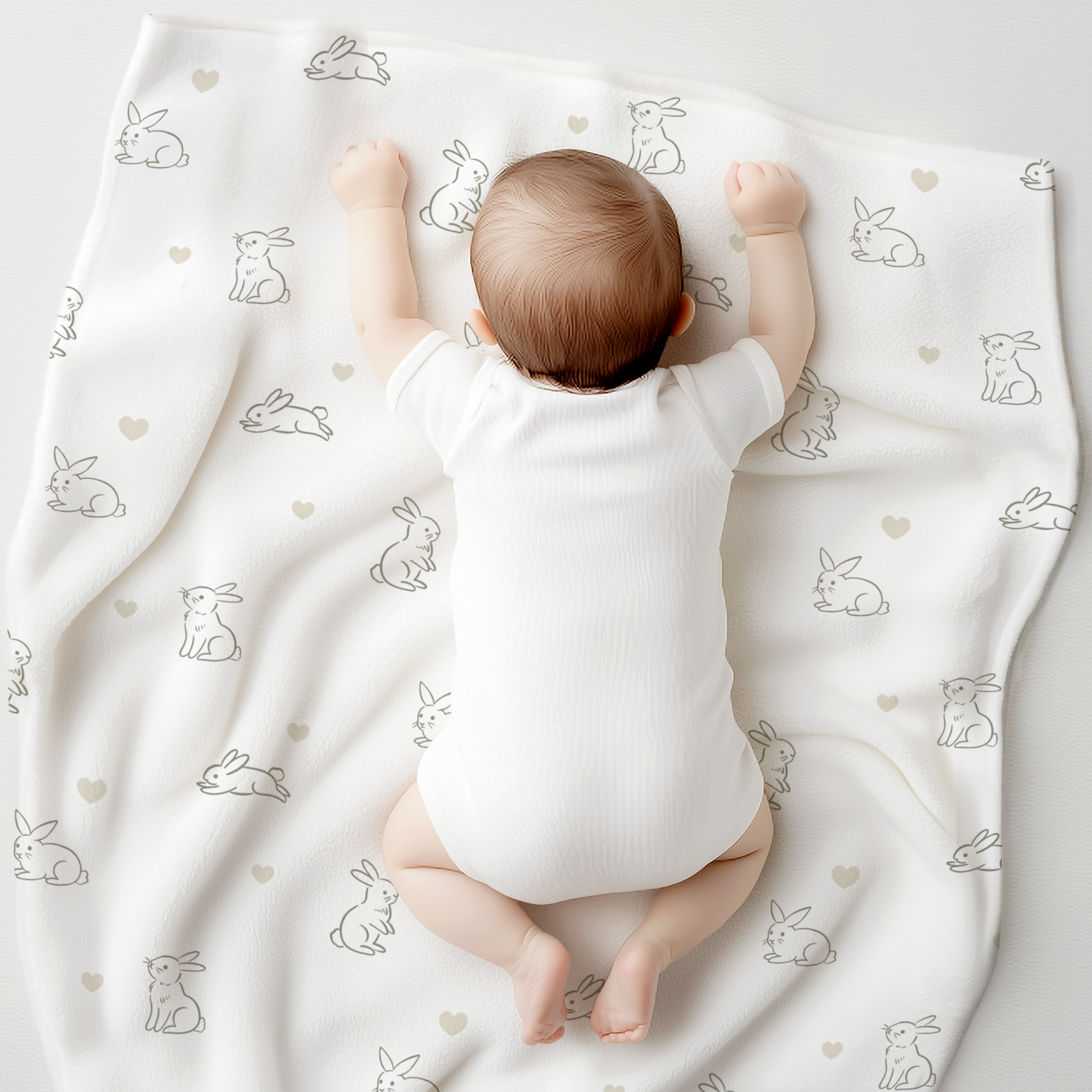 Soft Bunny Baby Blanket