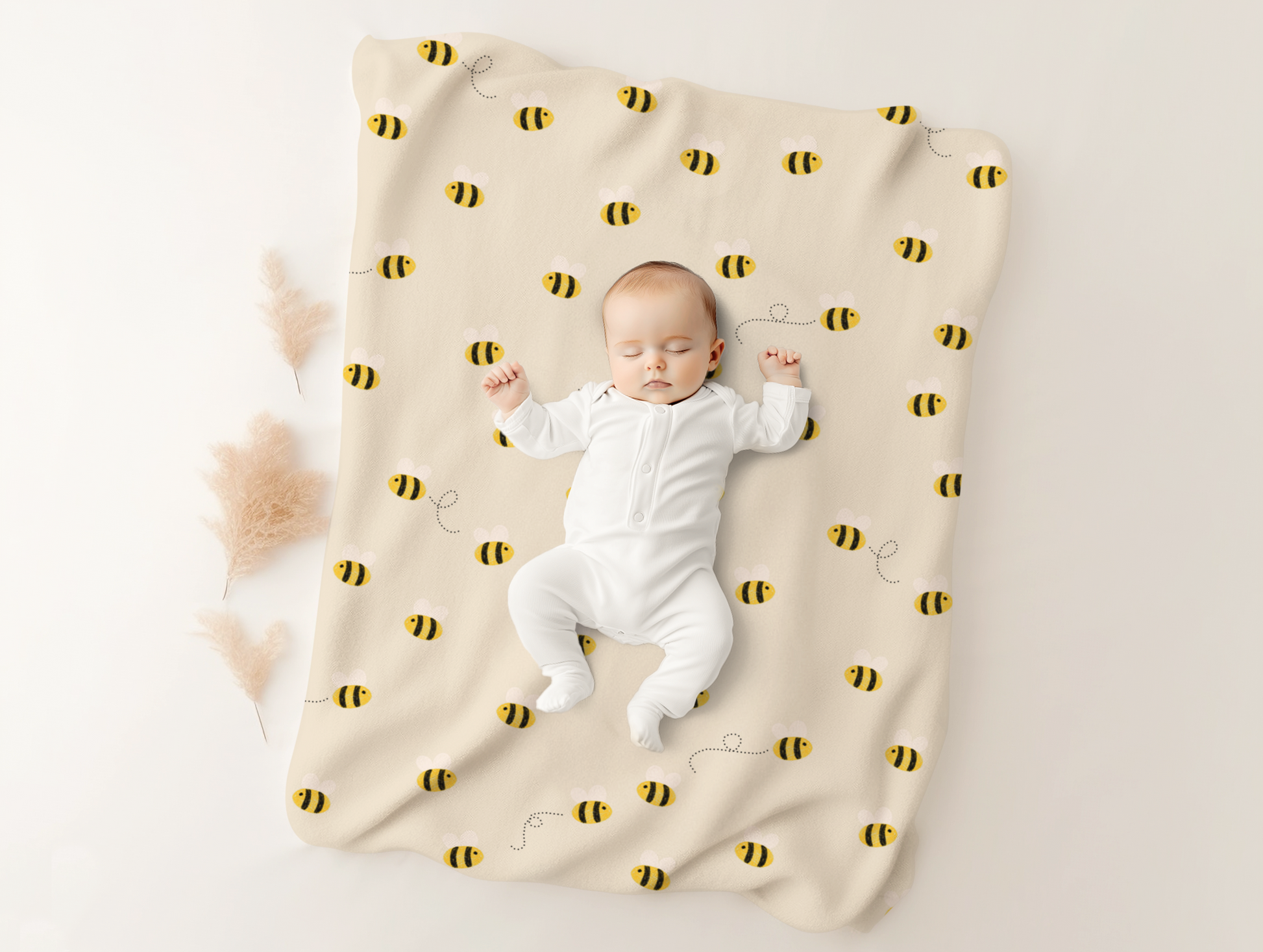 Sweet Honey Bee Blanket for Baby, Toddler & Kid