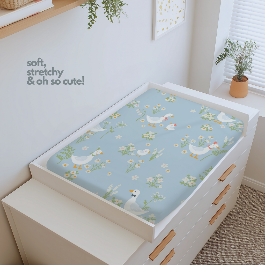 Soft Adorable Duck & Daisy Pad Cover