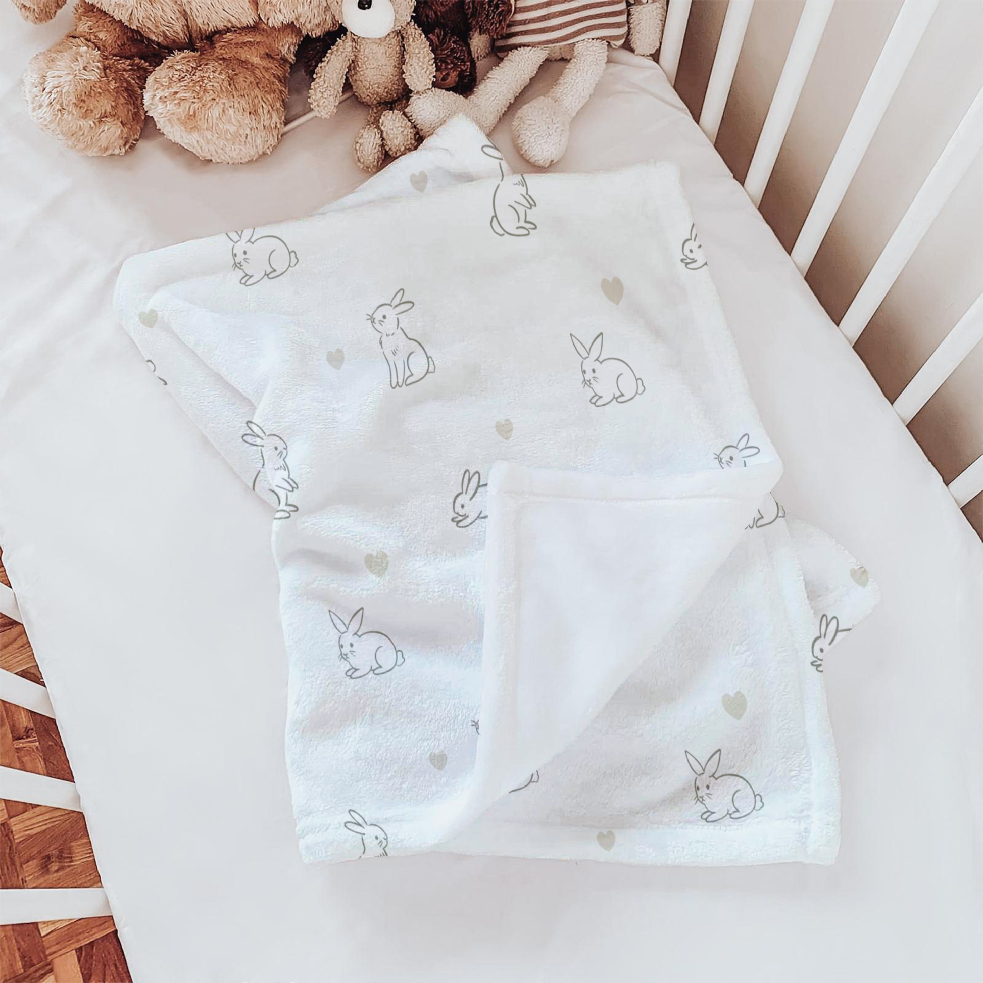 Soft Bunny Baby Blanket
