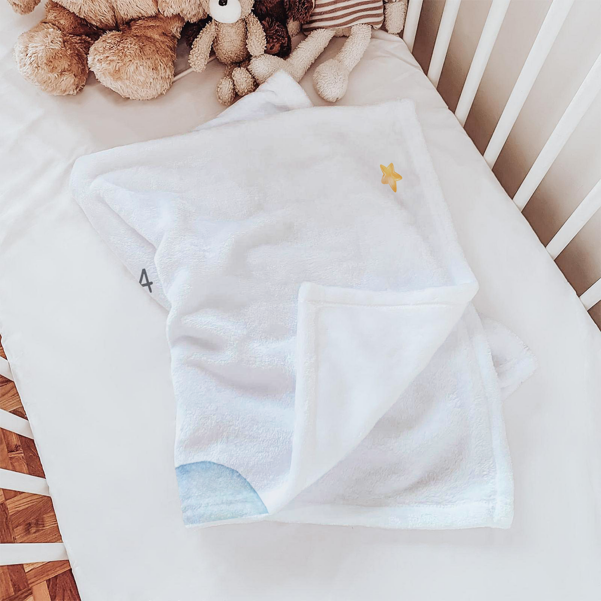 Personalized Little Star Baby Blanket
