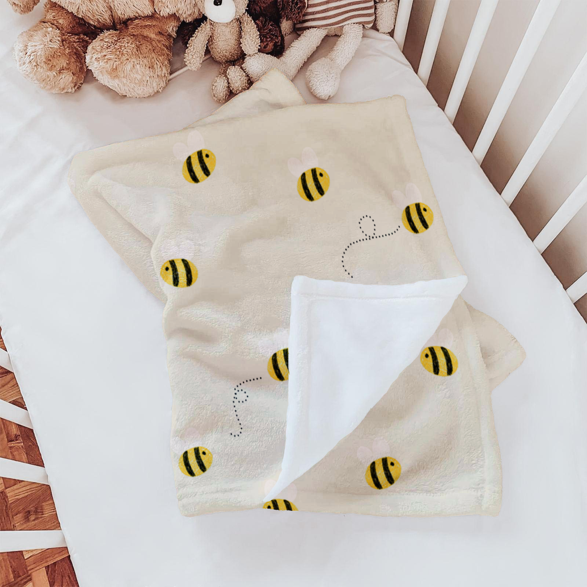 Sweet Honey Bee Blanket for Baby, Toddler & Kid