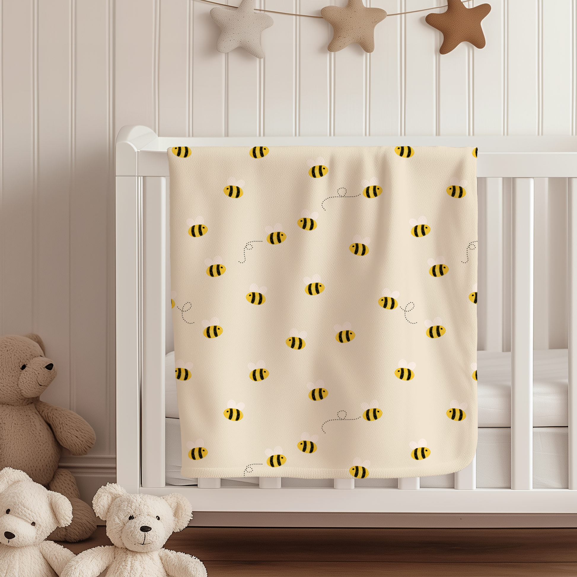Sweet Honey Bee Blanket for Baby, Toddler & Kid